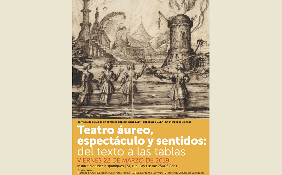 Jornada «Teatro áureo, espectáculo y sentidos: del texto a las tablas»