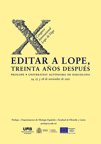 X Congreso Internacional Lope de Vega